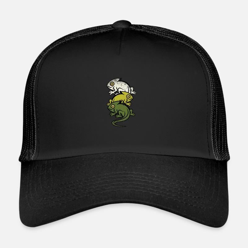 Chameleon - Trucker Cap - Schwarz/Schwarz