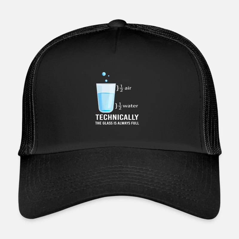 Physics science scientist. - Trucker Cap - black/black