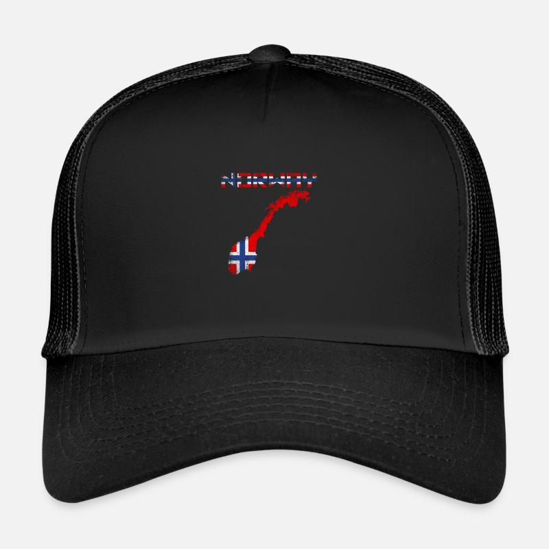 Norvège Norvégiens Casquette trucker 
