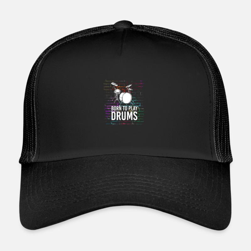 Drums Drummer Drumsticks Trucker Cap