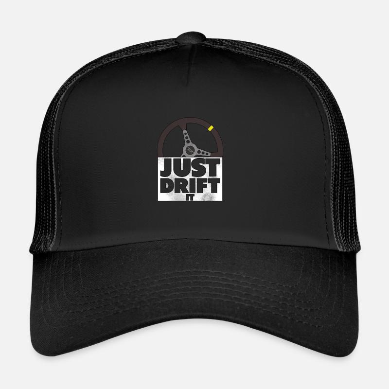 Just Drift it Lenkrad Drifting Auto Geschenk Trucker Cap