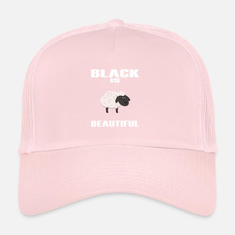 black sheep juneteenth black-power black Trucker Cap