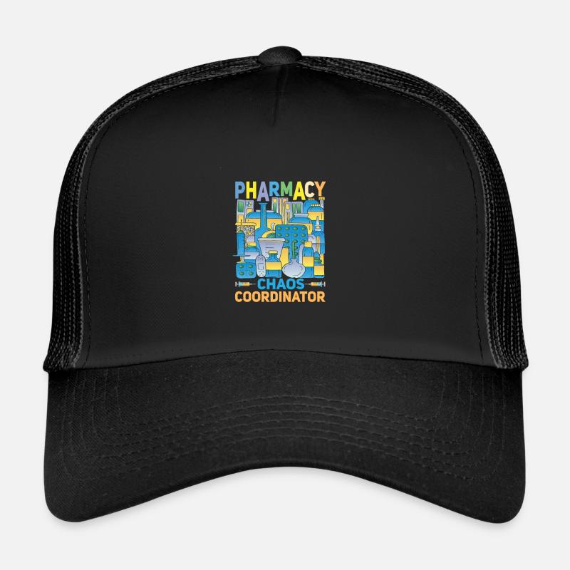 Coordinateur du chaos de la pharmacie Drôle de pharmacien Casquette trucker 