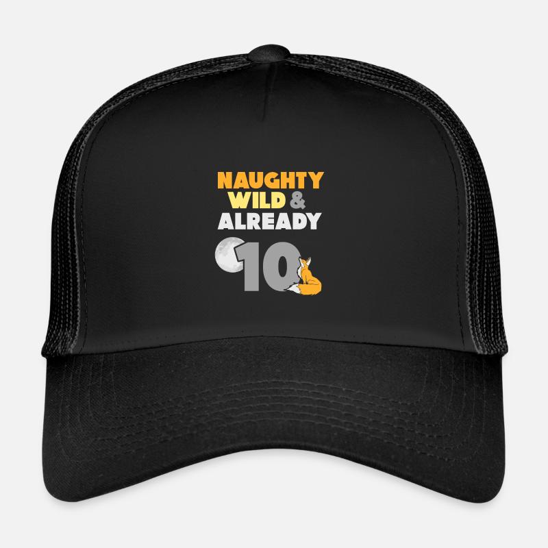 10 Jahre Geburtstag Junge Mädchen Fuchs Trucker Cap