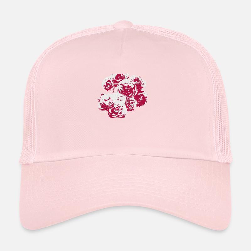 Rosen schattiert Trucker Cap