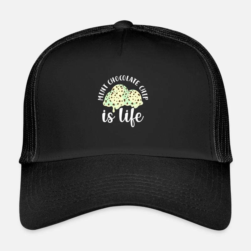 Mint Chocolate Chip ist Leben Trucker Cap