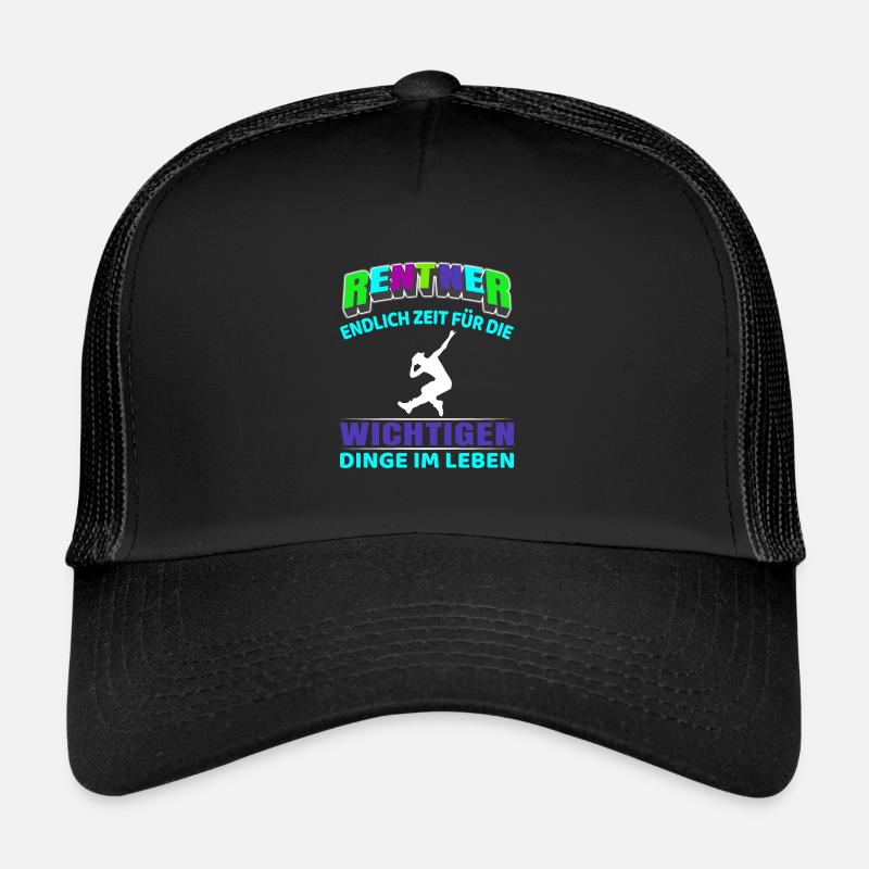 Pension de retraité Début de la retraite Danseur Casquette trucker 