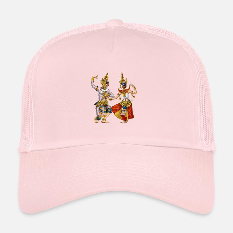 Cambodian Khmer Apsara Dance Trucker Cap