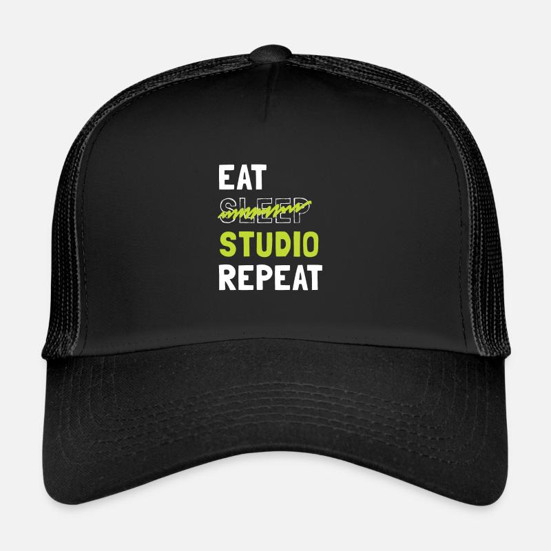 Eat Sleep Studio Repeat Trucker Cap