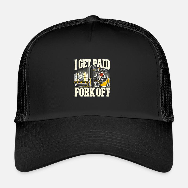 Ich werde fürs Abzweigen bezahlt Trucker Cap