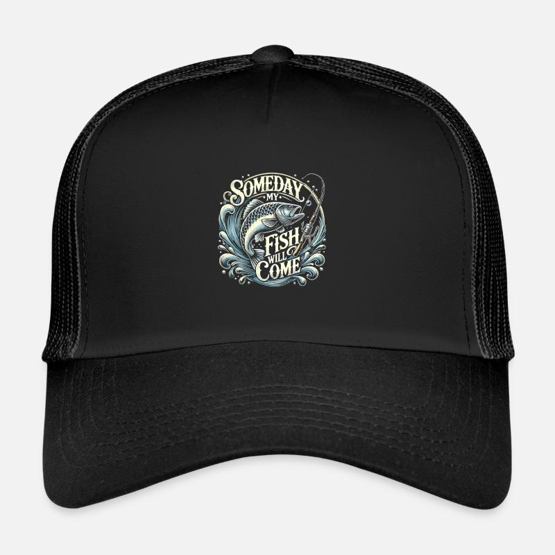Eines Tages wird mein Fisch kommen Trucker Cap