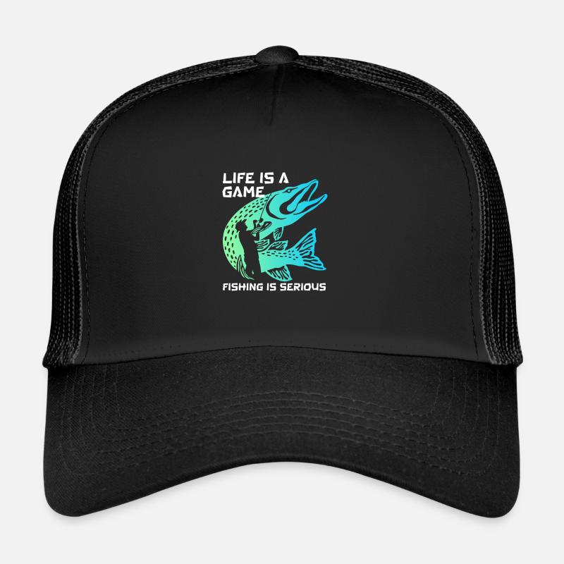 Pêche pêche - Casquette trucker - noir/noir