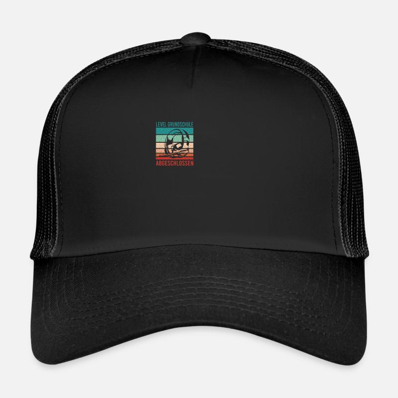 Grundschulabschluss Schulanfang Weiterführende - Trucker Cap - Schwarz/Schwarz