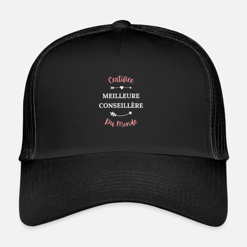 Certifiée meilleure conseillère du monde Casquette trucker 