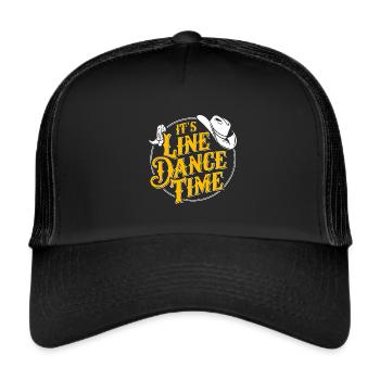 Line Dance Time Line Dancing Dancing - Trucker Cap - black/black - Front