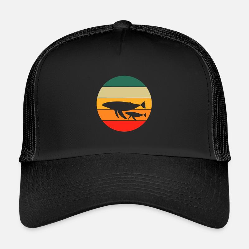 Retro Killerwal Ozean Tier Meerestier Geschenk Wal Trucker Cap