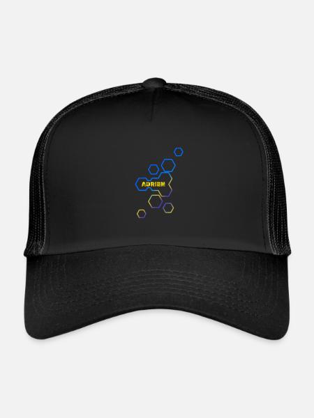 Honeycomb Adrien - Trucker Cap - black/black - Front