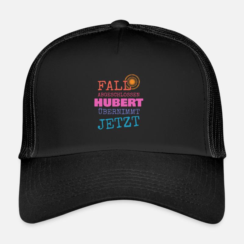 Vorname Hubert - Trucker Cap - Schwarz/Schwarz