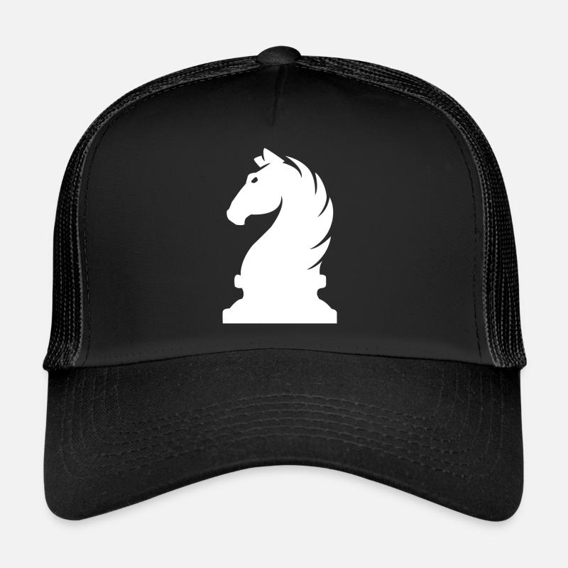Springer Schach Pferd Schachspieler Geschenk Trucker Cap
