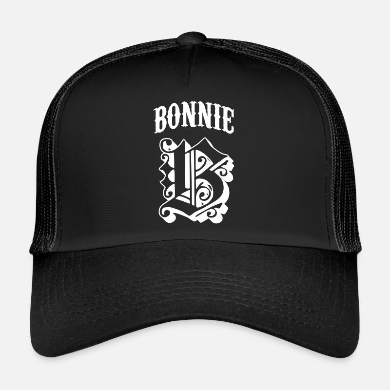 BONNIE & CLYDE partner look - Trucker Cap - black/black