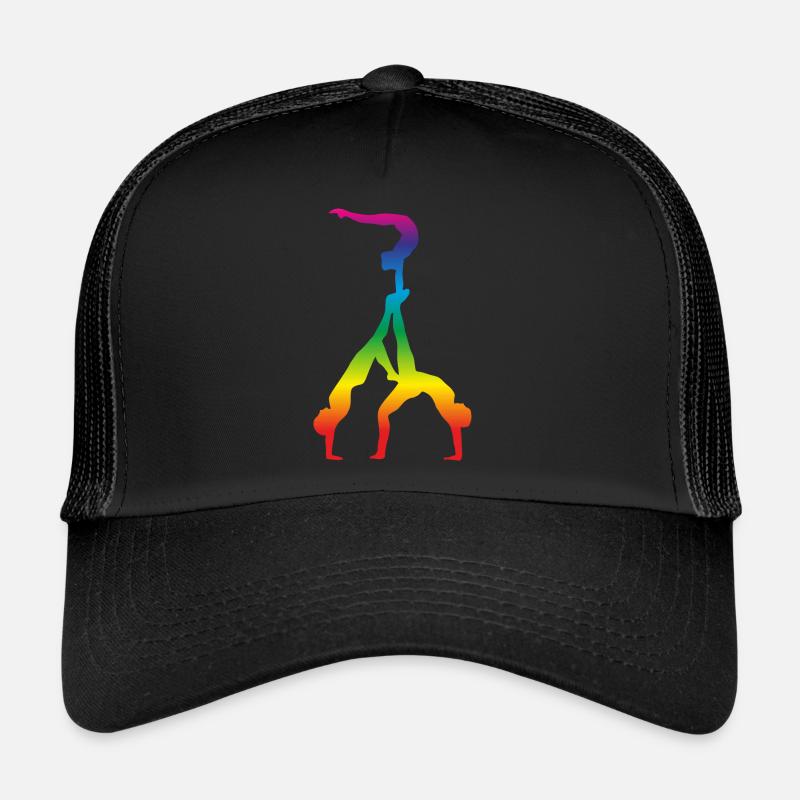 Acrobatics, Gymnastics - Trucker Cap - black/black