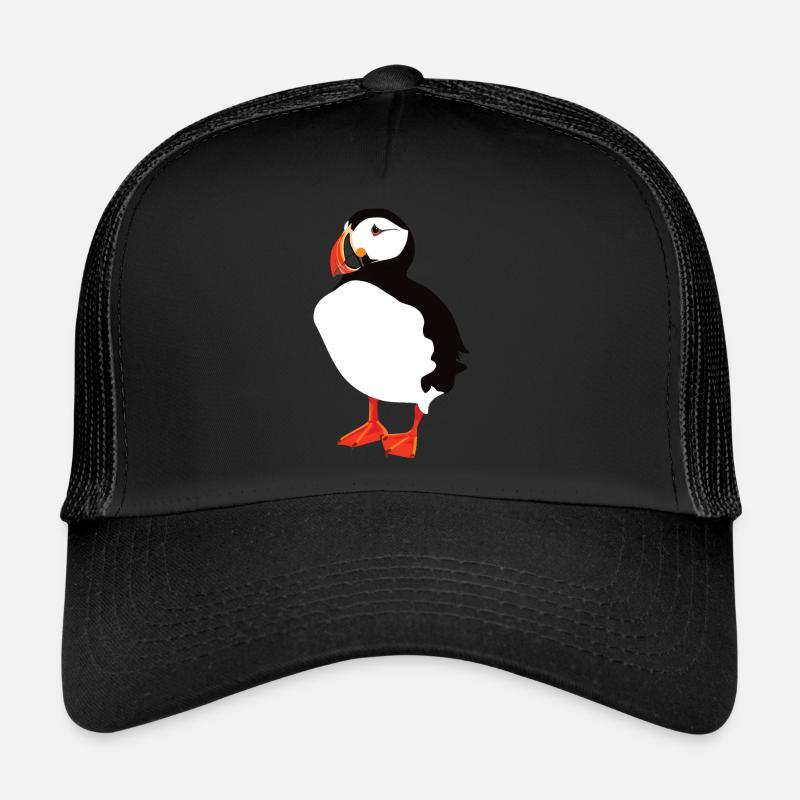 Puffin Solo - Trucker Cap - Schwarz/Schwarz