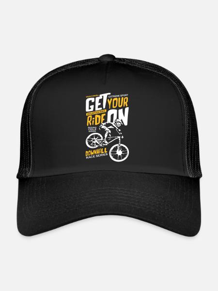 Downhill Race Series - Casquette trucker  - noir/noir - Devant