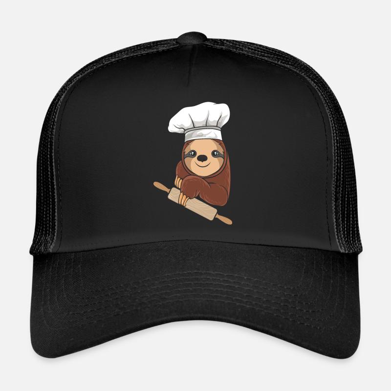 Sloth Baker - Baking Trucker Cap