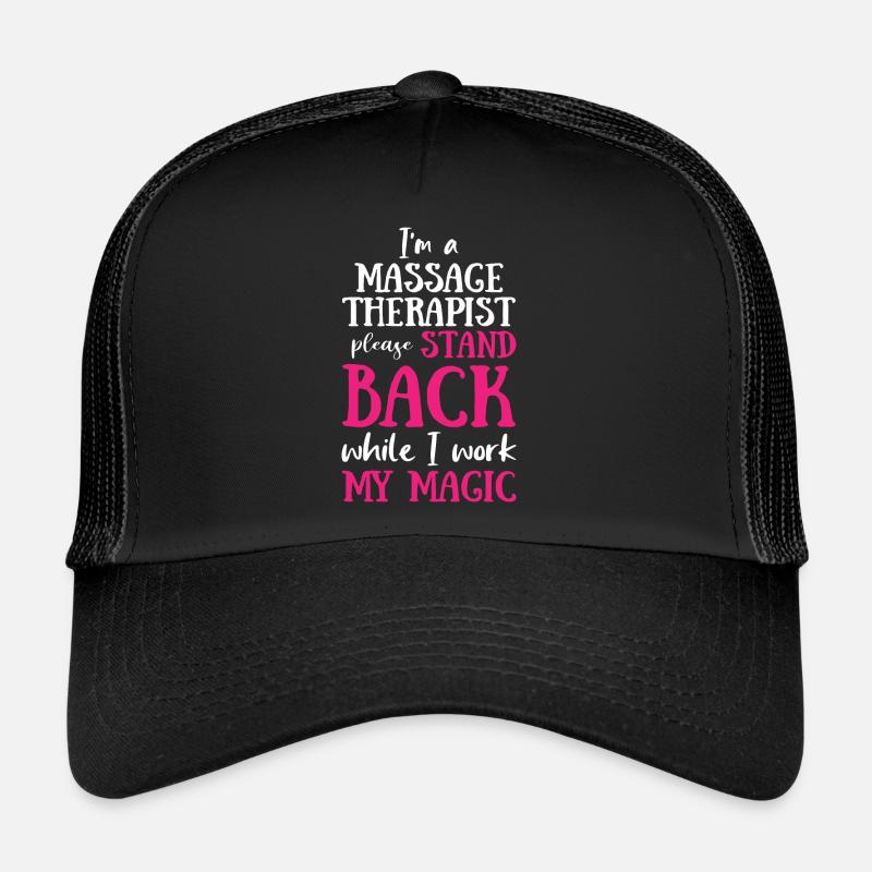 Massage Therapist Magic - Trucker Cap - black/black