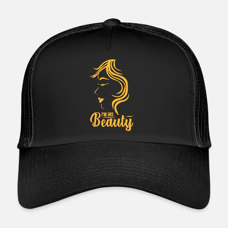 Sa beauté - Casquette trucker  - noir/noir