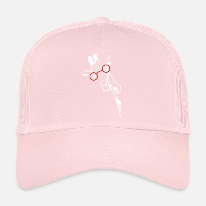 Nerd Giraffe mit Brille Trucker Cap