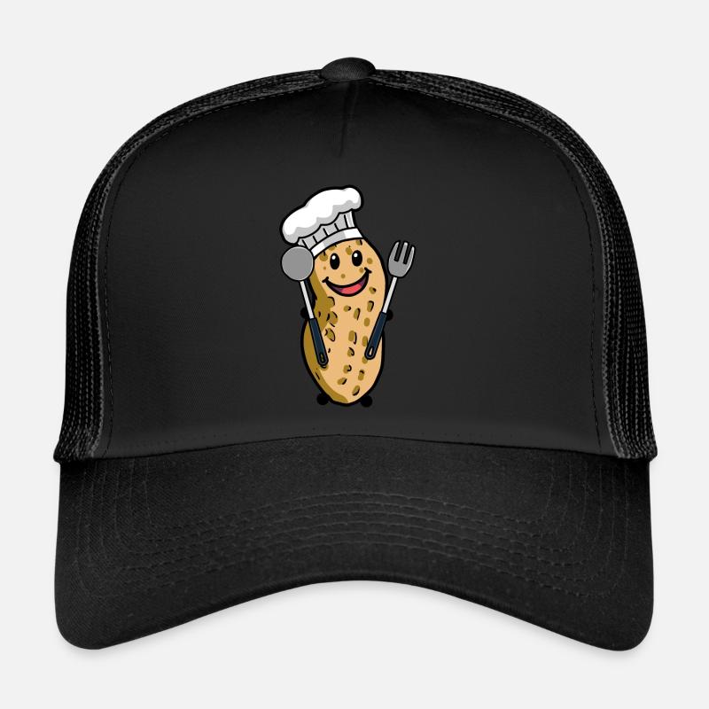 Cook Peanut Gourmet Culinary Art Hobby Chef Nut Trucker Cap