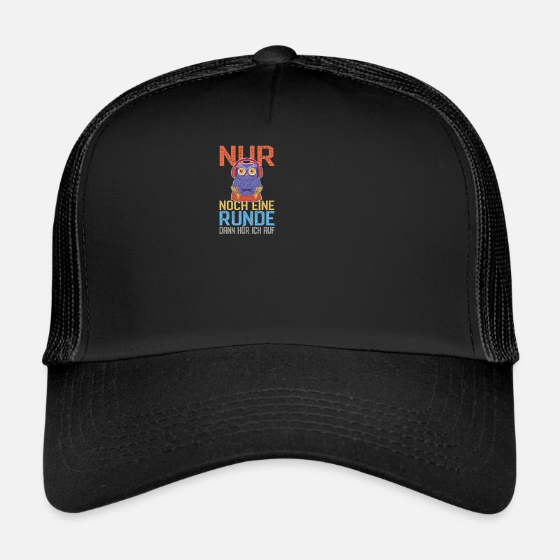 Lustige Gaming Eule - Streaming Computerspiele Trucker Cap