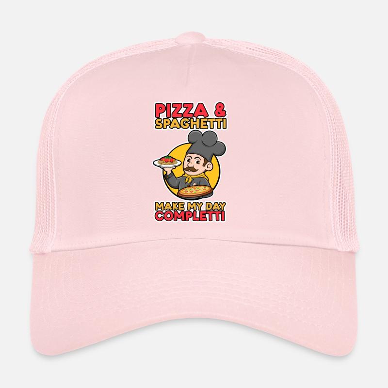 Pizza Spaghetti Problèmes Oubliés Cuisine Casquette trucker 