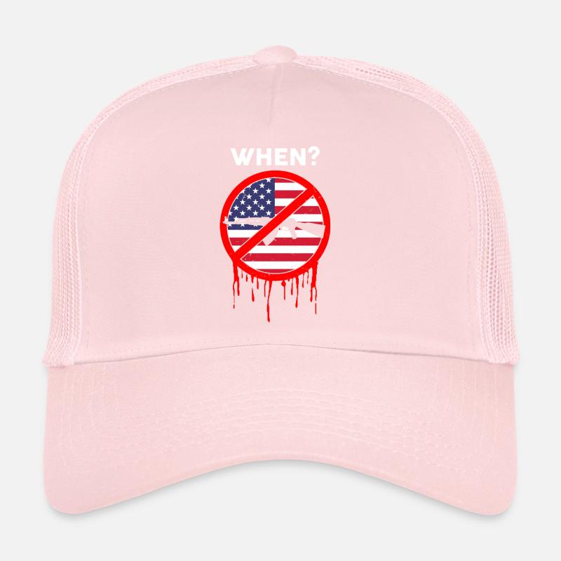When? Gun Control Movement USA Trucker Cap