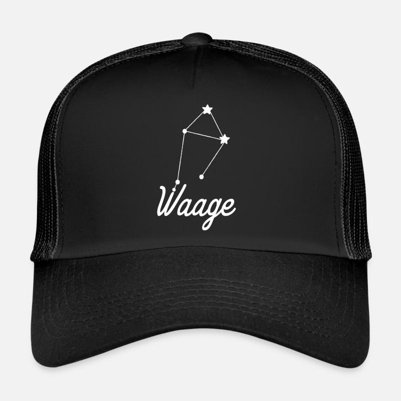 Sternzeichen Waage - Tierkreiszeichen Trucker Cap
