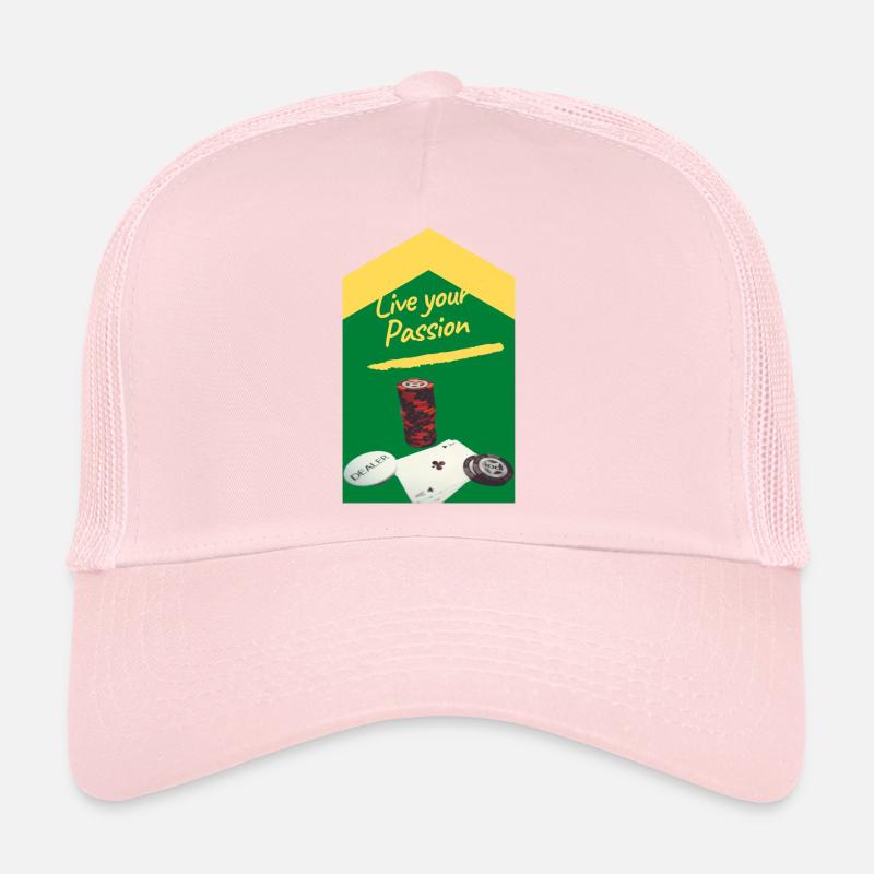 Poker live your passion Casquette trucker 