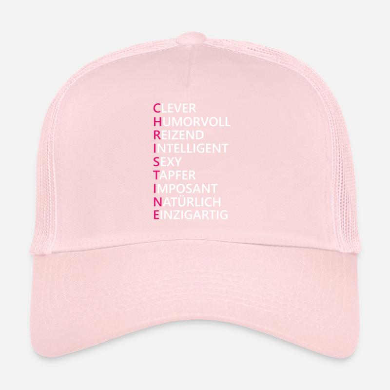Christine Name Geschenk Trucker Cap