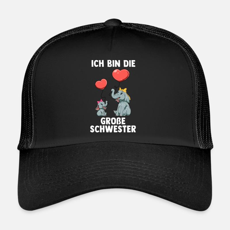 Elefanten Große Schwester - Ich bin Die große Trucker Cap