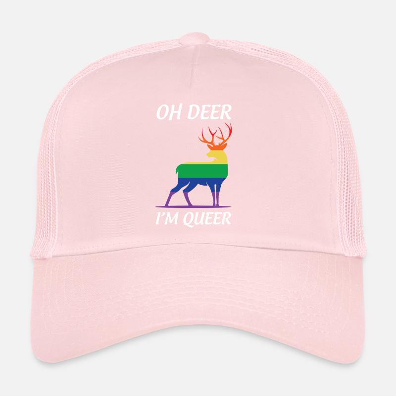 LGBTQ Nonbinary Coloré Rainbow Flag LGBTQ + Pride Casquette trucker 