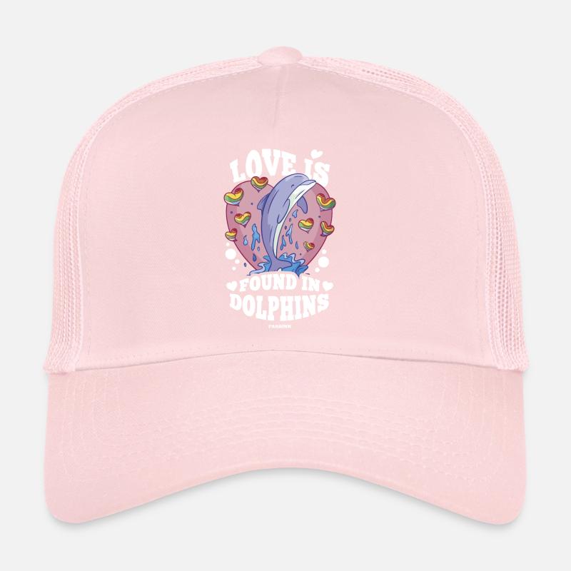 Delfin Delfinschule Säugetier Meer Delfinarium Trucker Cap
