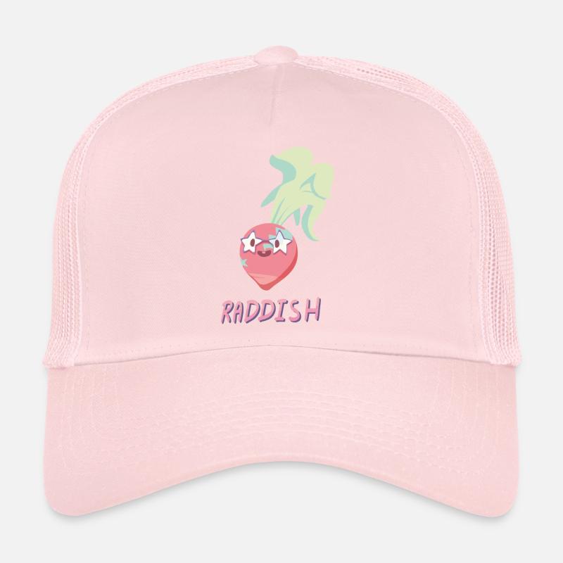 Mignon dessin animé Radis Casquette trucker 