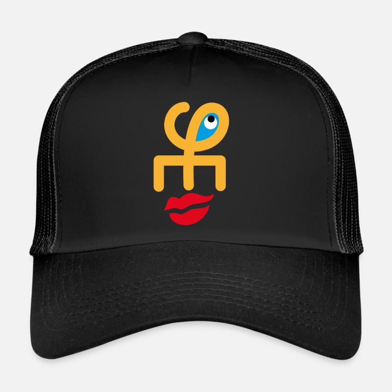 Gesicht lächeln Trucker Cap
