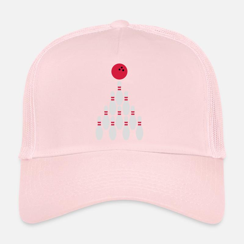 Bowling Kegeln Conception de boules Casquette trucker 