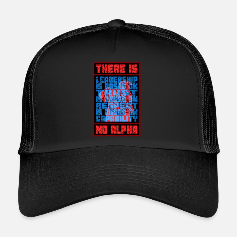 There is no Alpha Trucker Cap
