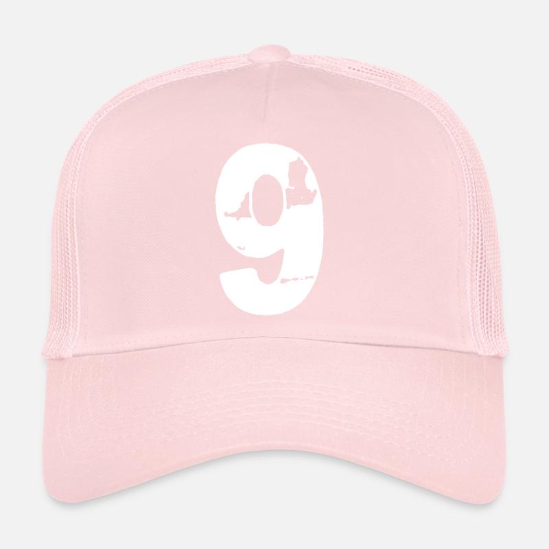 9 Maillot numéro Casquette trucker 