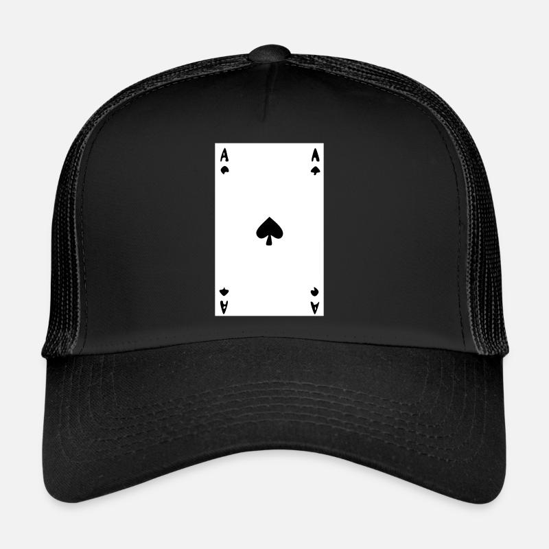Ass Blatt - Bild - Trucker Cap - Schwarz/Schwarz