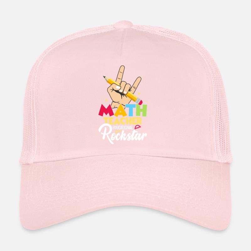 Math Teacher Educational School Education Trucker Cap
