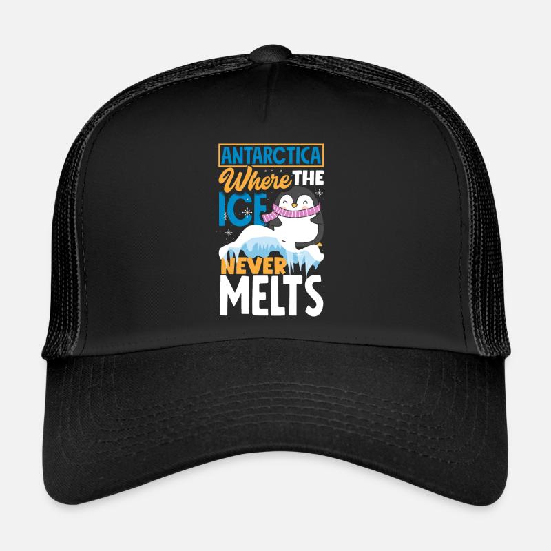 Antarctica where the ice never melts Expedition Trucker Cap
