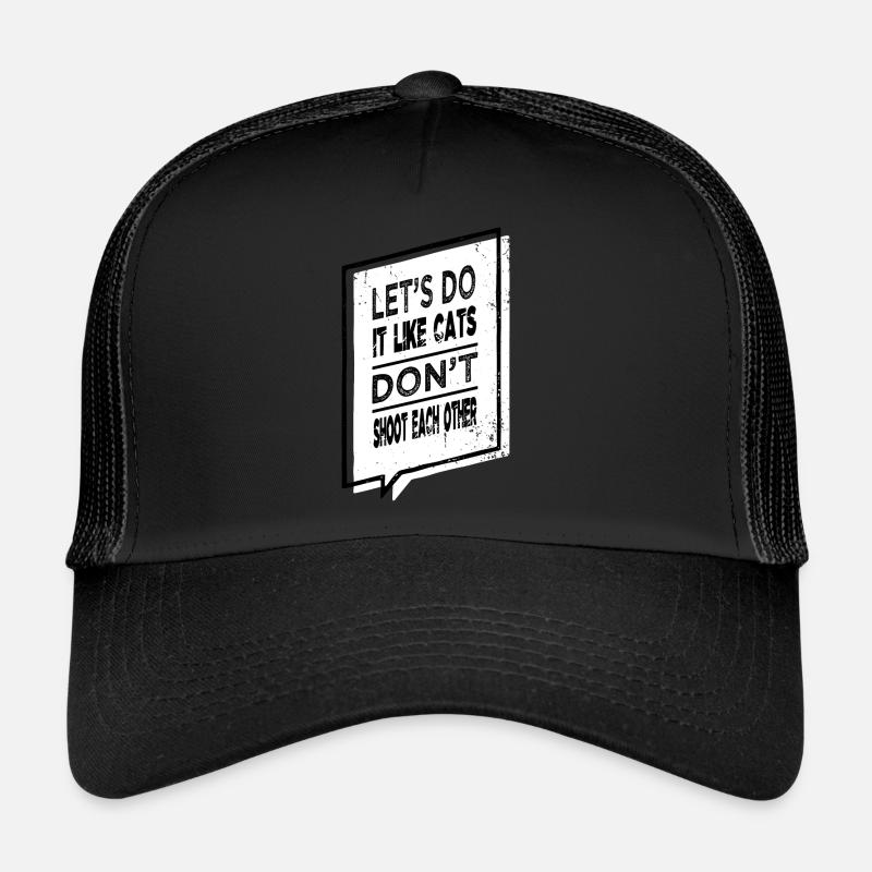 funny quote peace symbol pride Trucker Cap